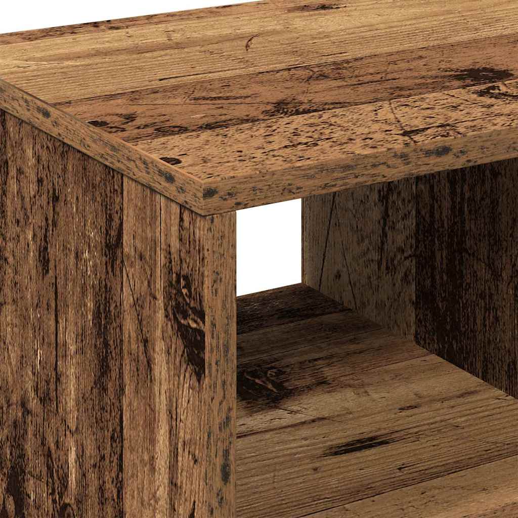 Sidebord med hylle Gammelt tre 50 x 30 x 55 cm Konstruert tre