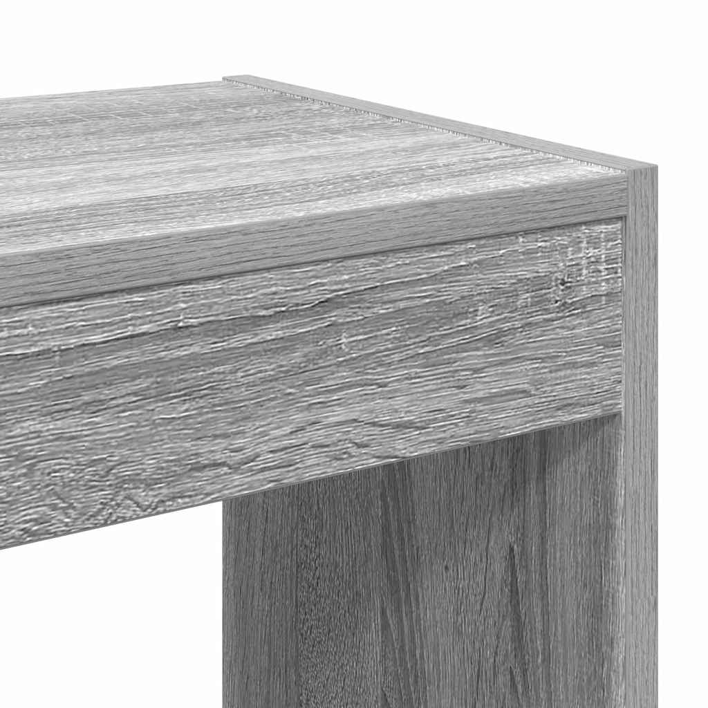 Bokskap Grå Sonoma 100 x 30 x 198 cm Konstruert tre