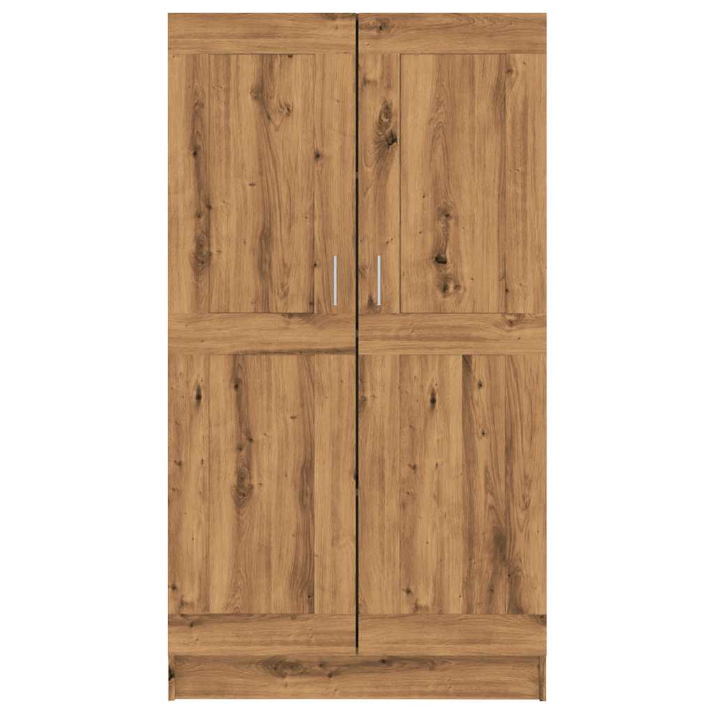 Bokhylle artisan eik 82,5x30,5x150 cm konstruert tre