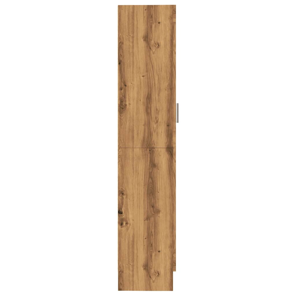 Bokhylle artisan eik 82,5x30,5x150 cm konstruert tre