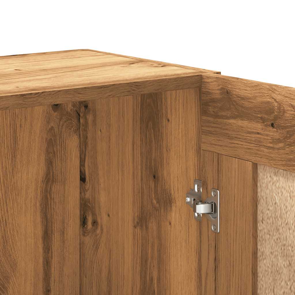Bokhylle artisan eik 82,5x30,5x150 cm konstruert tre