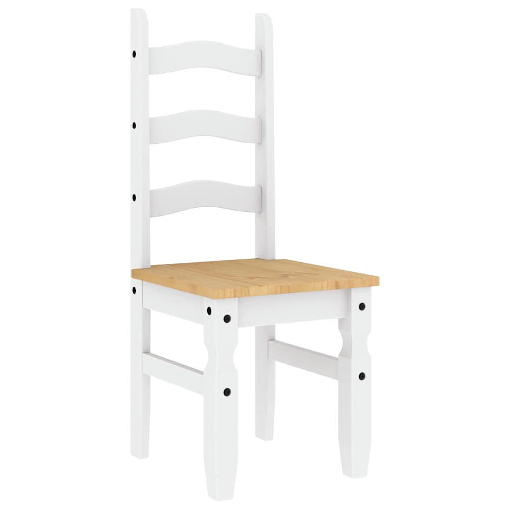 Spisestue 7 deler PANAMA hvit heltre furu