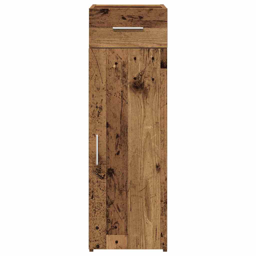 Serviesskap med skuff Gammelt tre 30 x 42,5 x 93 cm