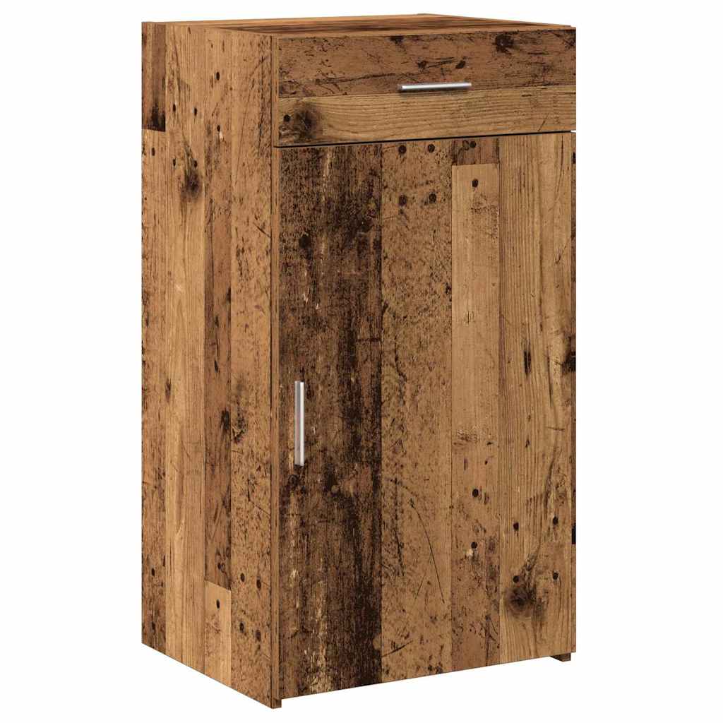 Serviesskap med skuff Gammelt tre 50 x 42,5 x 93 cm