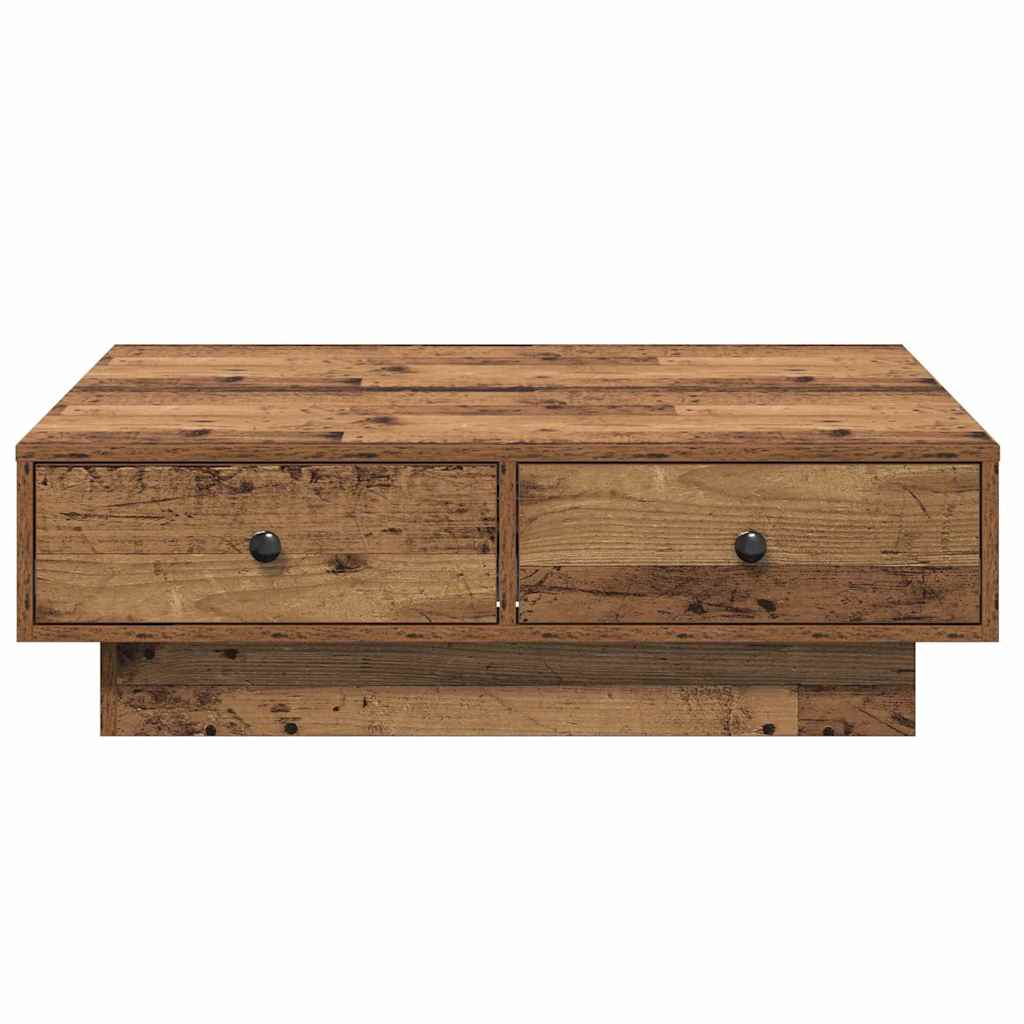 Kaffebord Gammelt tre 90 x 90 x 28 cm Konstruert tre
