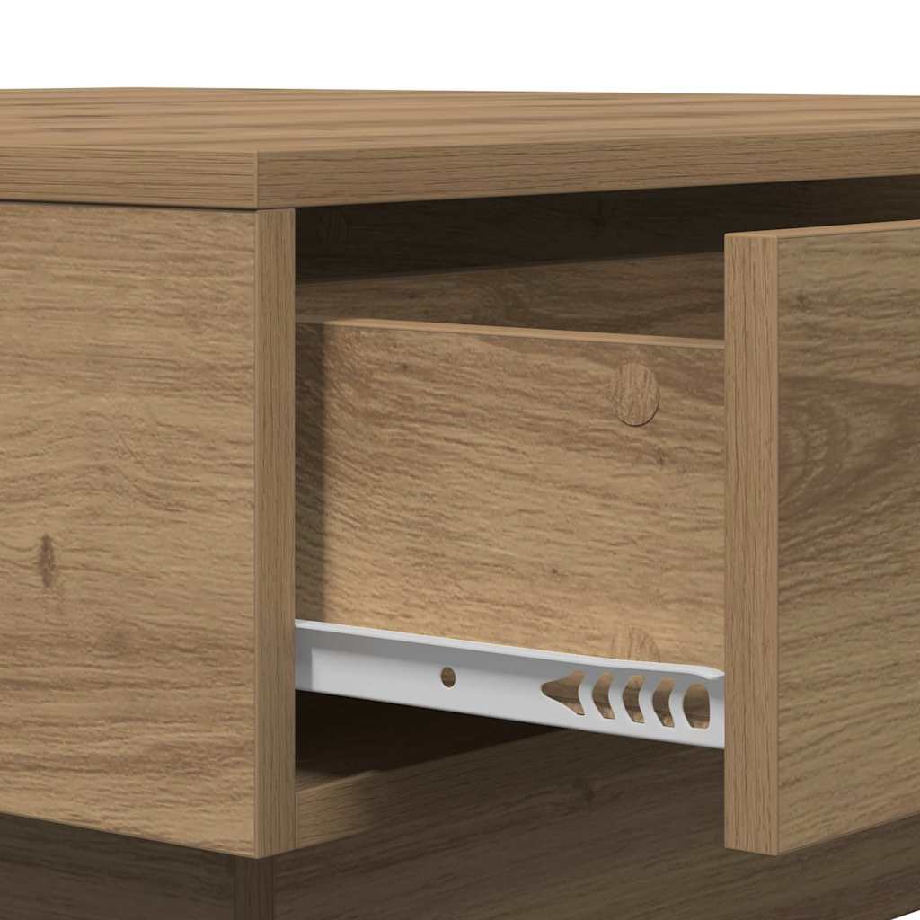 Kaffebord Artisan Eik 90 x 90 x 28 cm Konstruert tre