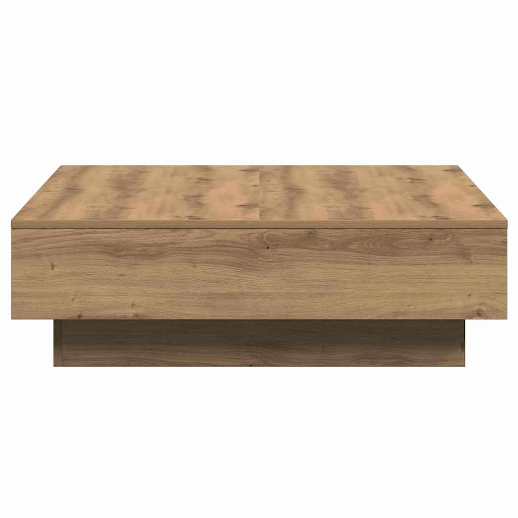 Kaffebord Artisan Eik 90 x 90 x 28 cm Konstruert tre
