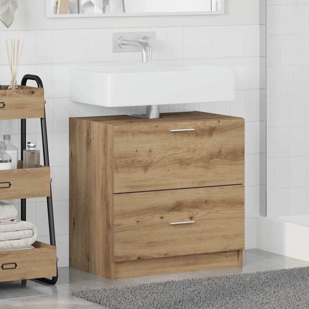 Baderomsskap Artisan Eik 59 x 37 x 59 cm Konstruert tre
