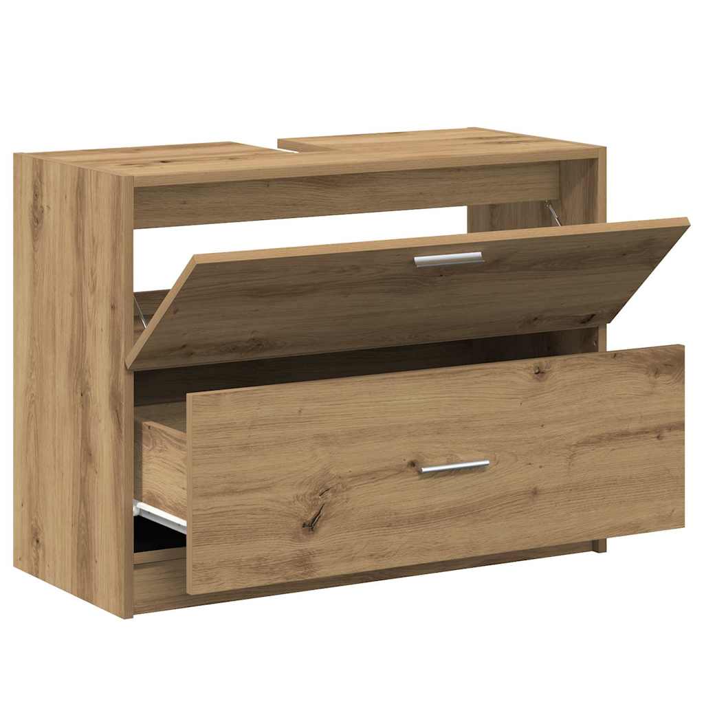 Baderomsskap Artisan Eik 78 x 37 x 59 cm Konstruert tre