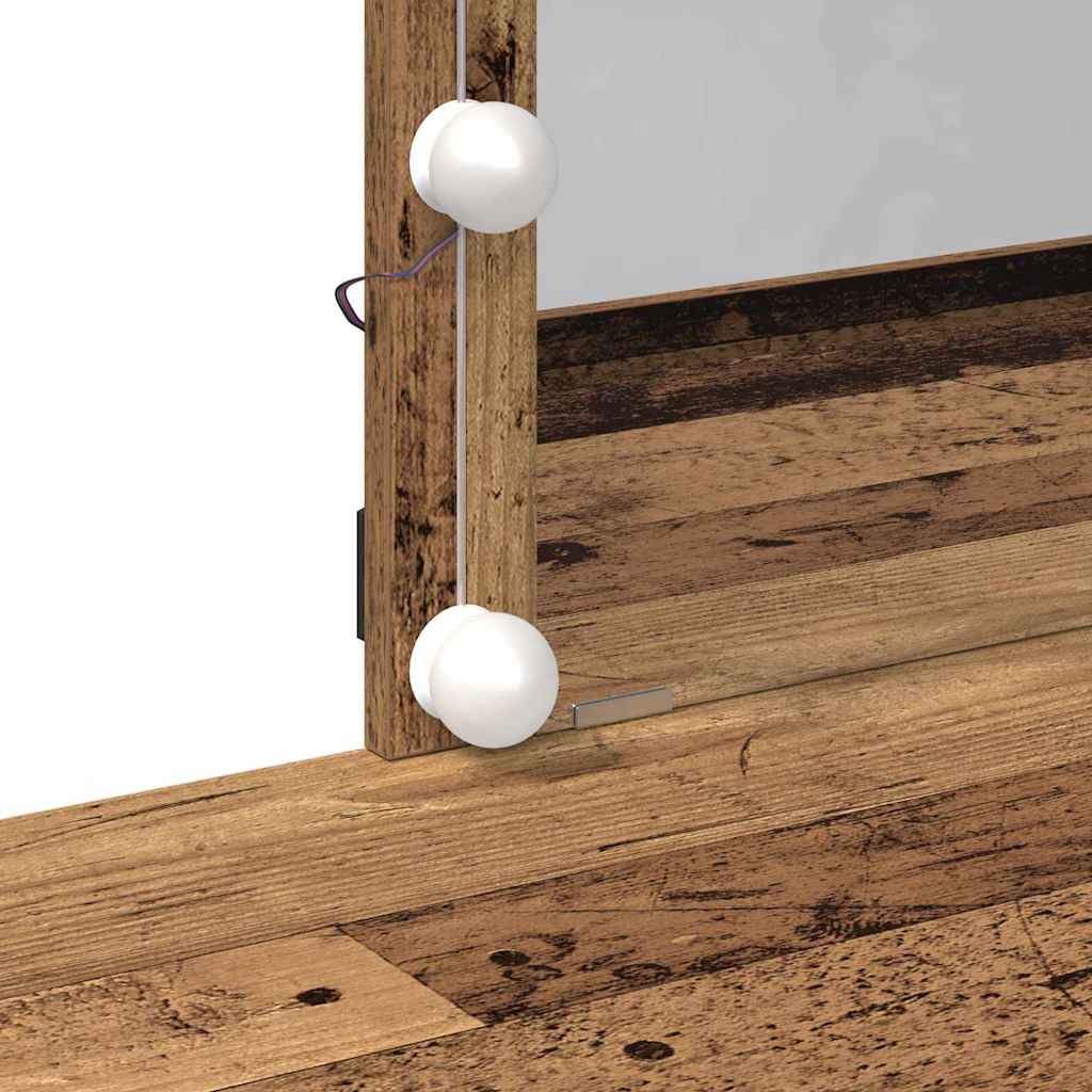 Sminkebord Gammelt tre 100 x 40 x 130 cm Konstruert tre