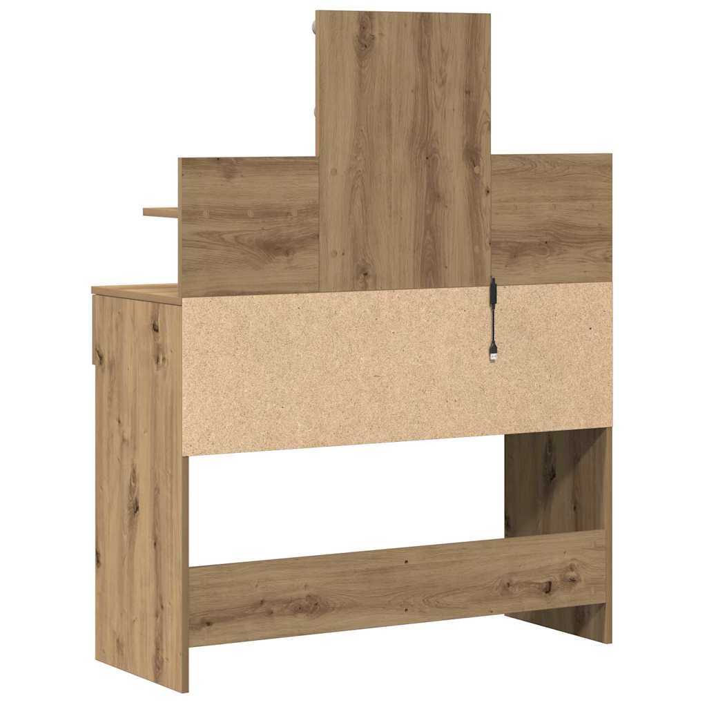 Sminkebord Artisan Eik 100 x 40 x 130 cm Konstruert tre