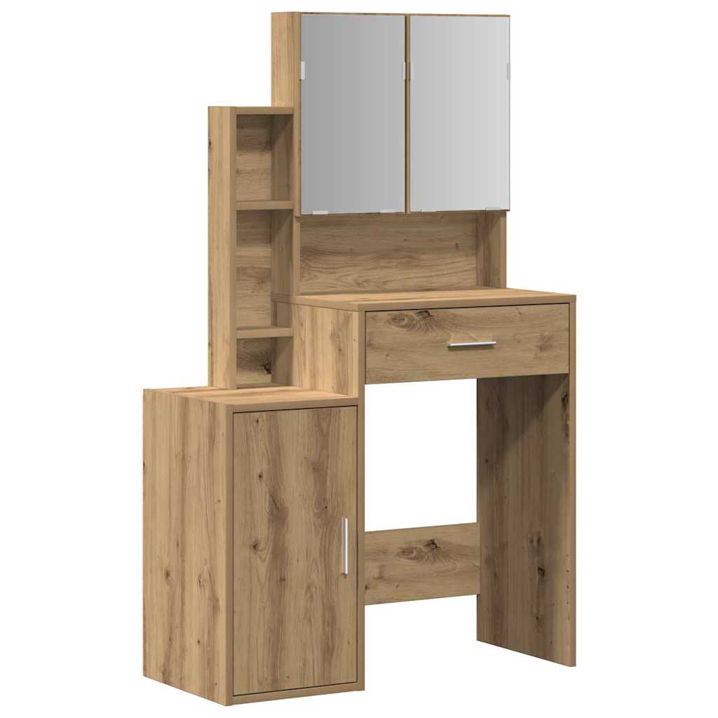 Sminkebord med dør Artisan Eik 80 x 35 x 132 cm Konstruert tre