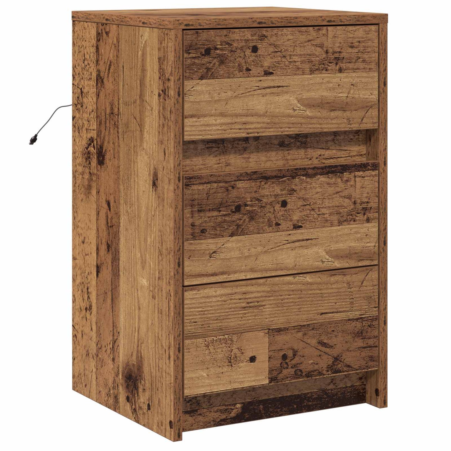 Nattbordskap Gammelt tre 38 x 34 x 61 cm Konstruert tre