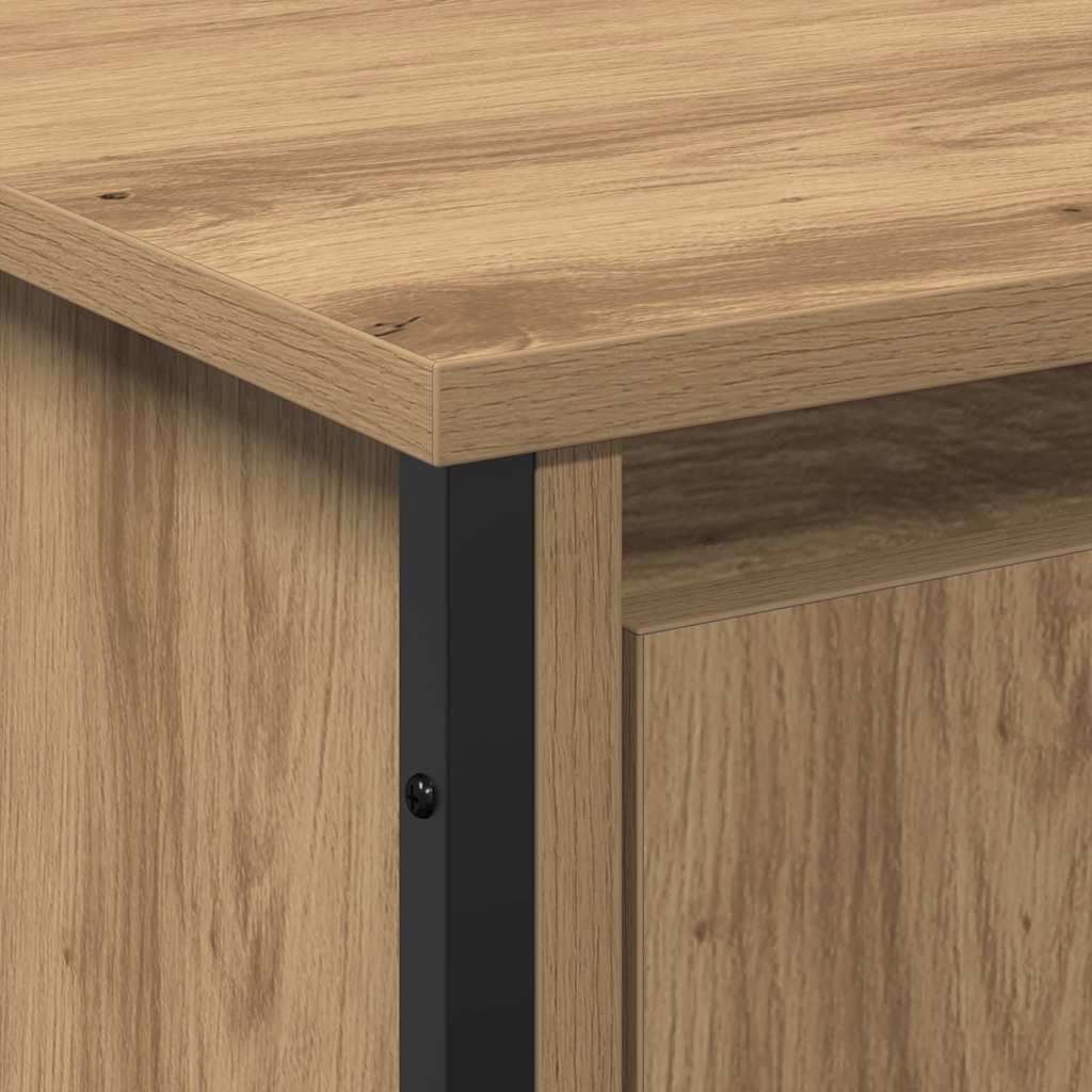 Baderomsvaskeskap Artisan Eik 91 x 35 x 60 cm Konstruert tre