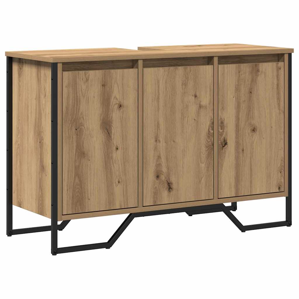 Baderomsvaskeskap Artisan Eik 91 x 35 x 60 cm Konstruert tre