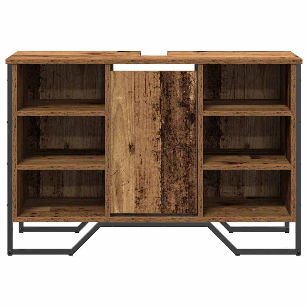 Baderomsvaskeskap Gamle tre 91 x 35 x 60 cm Konstruert tre