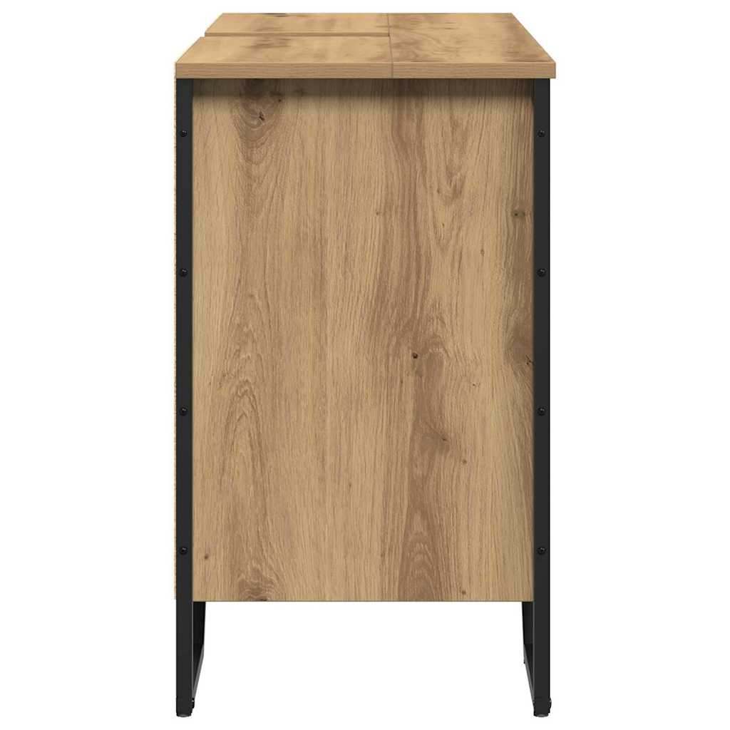 Baderomsvaskeskap Artisan Eik 91 x 35 x 60 cm Konstruert tre