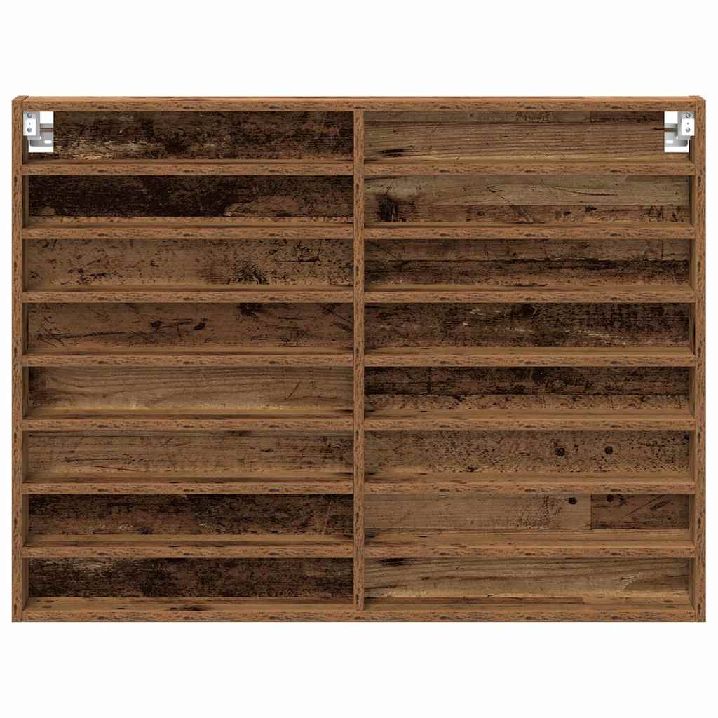 Visningsskap Gammelt tre 100 x 8,5 x 75 cm Konstruert tre