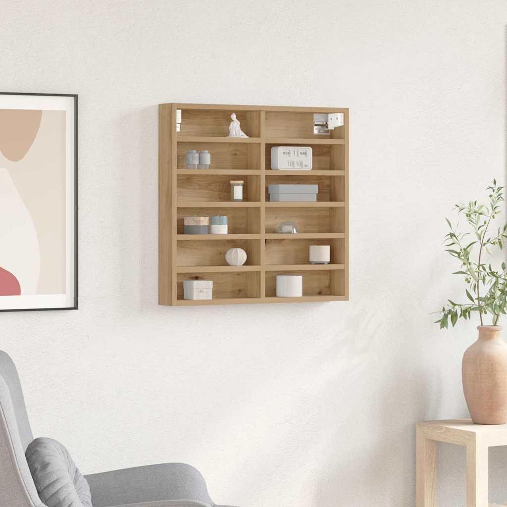 Visningsskap Artisan Eik 60 x 8,5 x 58 cm Konstruert tre