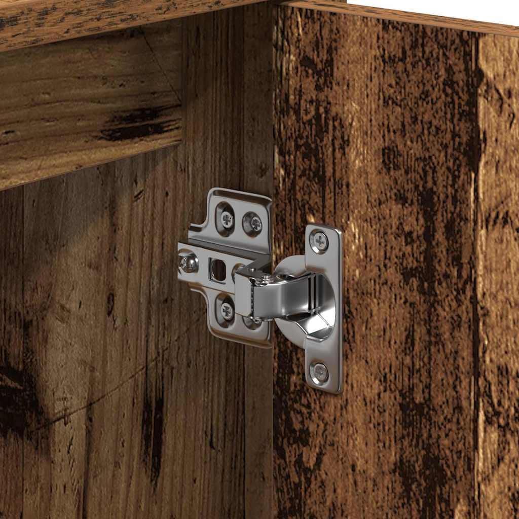 Baderomsskap med dør Gamle tre 63 x 29 x 55 cm Konstruert tre