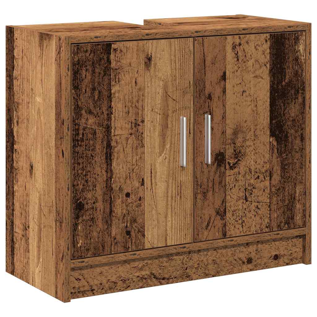 Baderomsskap med dør Gamle tre 63 x 29 x 55 cm Konstruert tre