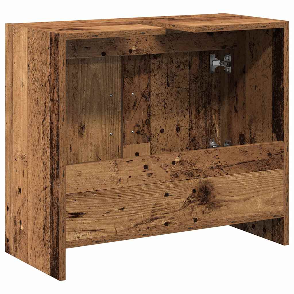 Baderomsskap med dør Gamle tre 63 x 29 x 55 cm Konstruert tre
