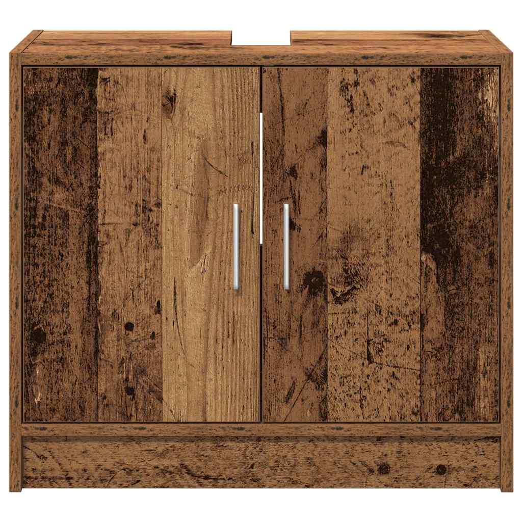 Baderomsskap med dør Gamle tre 63 x 29 x 55 cm Konstruert tre