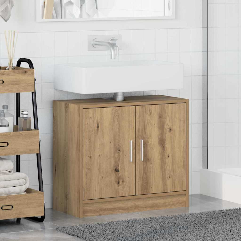Baderomsskap med dør Artisan Eik 63 x 29 x 55 cm Konstruert tre