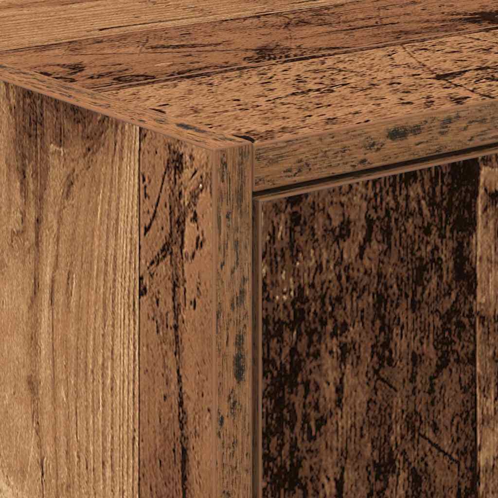 Baderomsskap med hylle Gamle tre 90 x 29 x 55 cm Konstruert tre