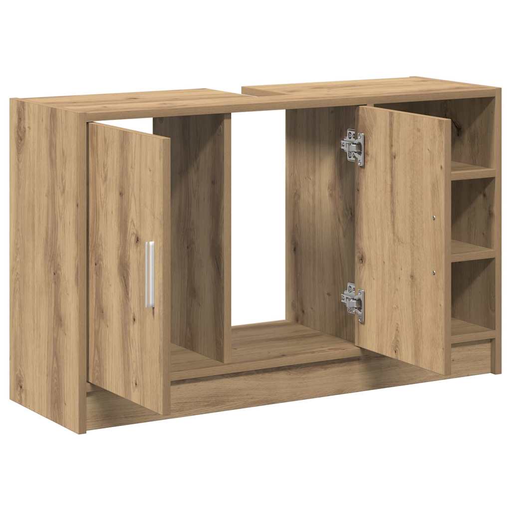 Baderomsskap med dør Artisan Eik 90 x 29 x 55 cm Konstruert tre