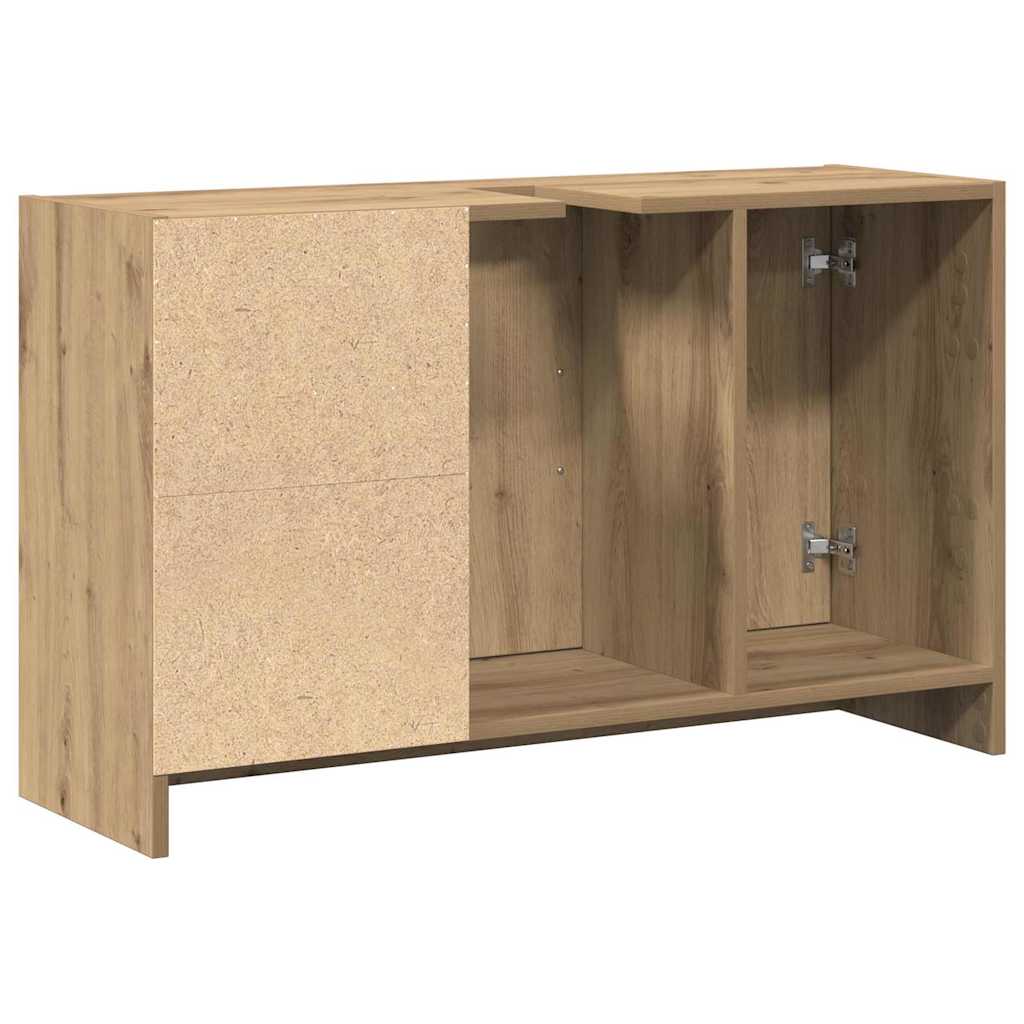 Baderomsskap med dør Artisan Eik 90 x 29 x 55 cm Konstruert tre