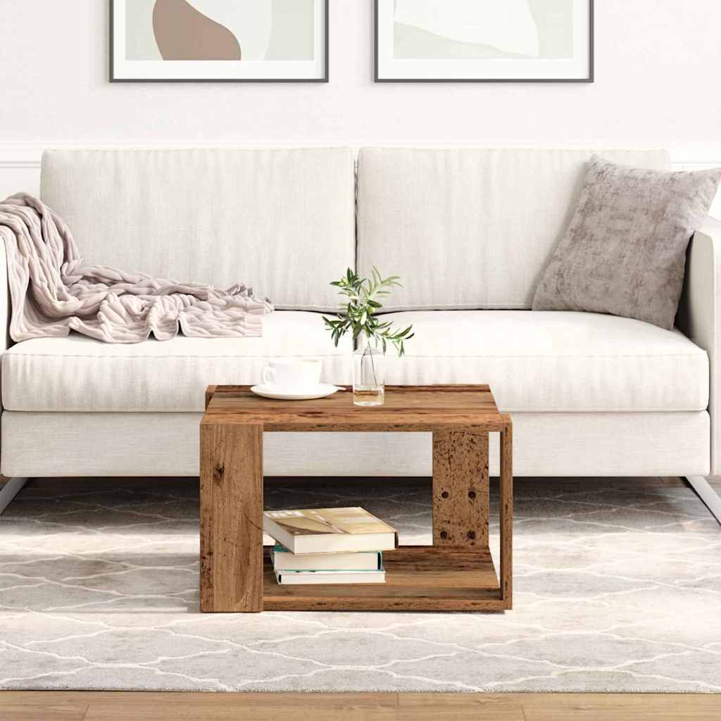 Kaffebord Gamle tre 51,5 x 51,5 x 30 cm Konstruert tre