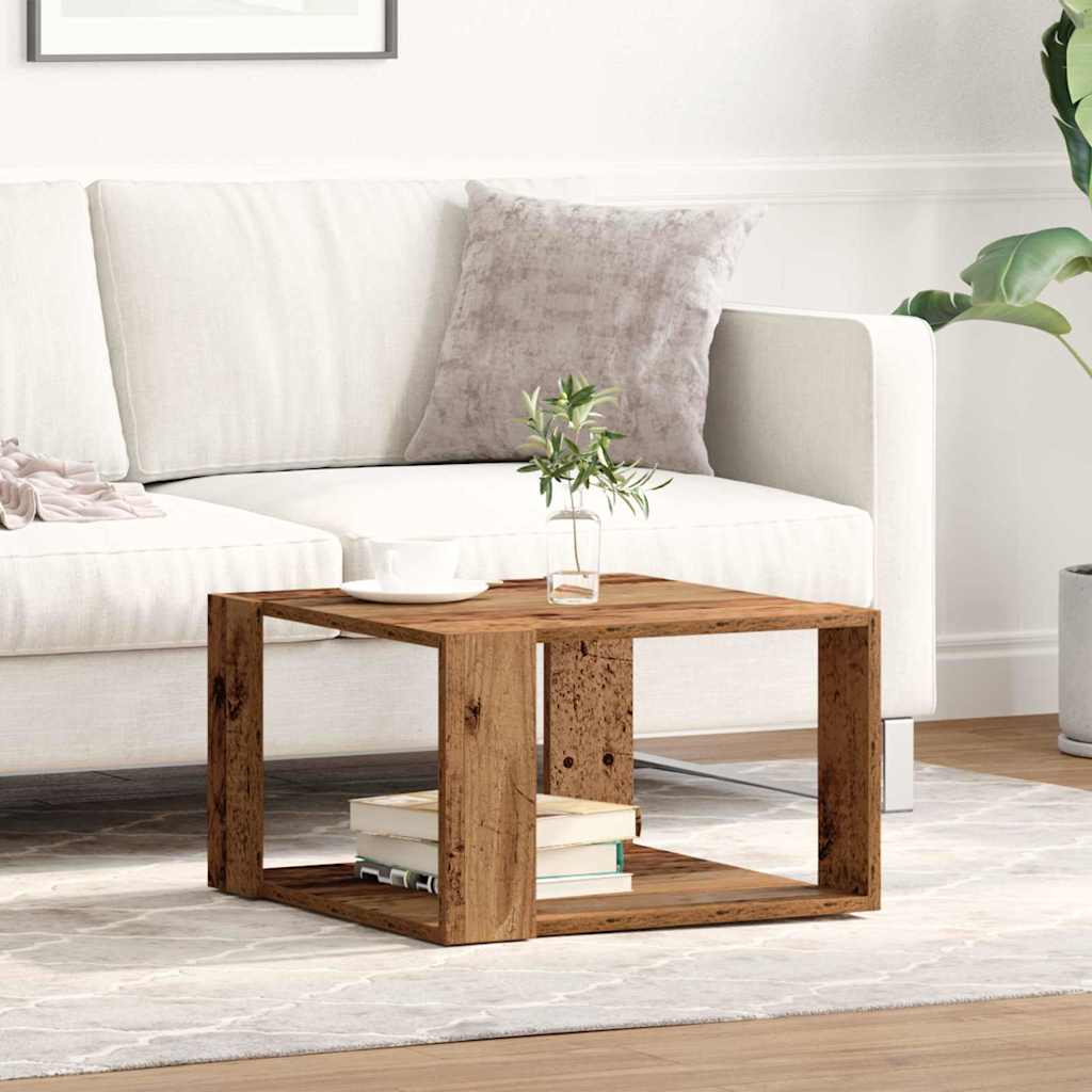 Kaffebord Gamle tre 51,5 x 51,5 x 30 cm Konstruert tre