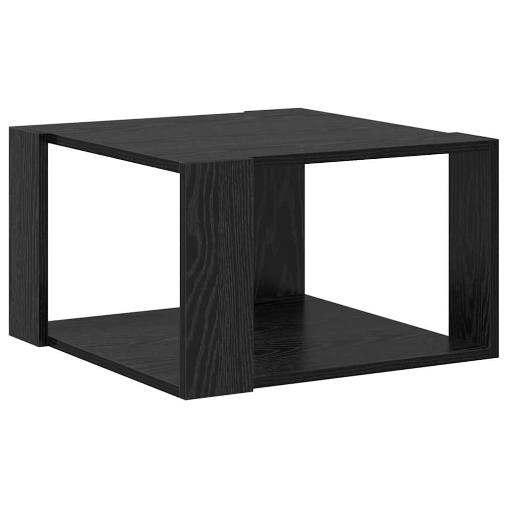 Kaffebord Svart Eik 51,5 x 51,5 x 30 cm Konstruert tre