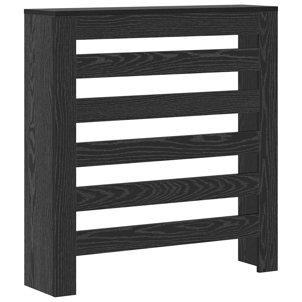 Radiator Deksel Svart Eik 78 x 20 x 82 cm Konstruert tre