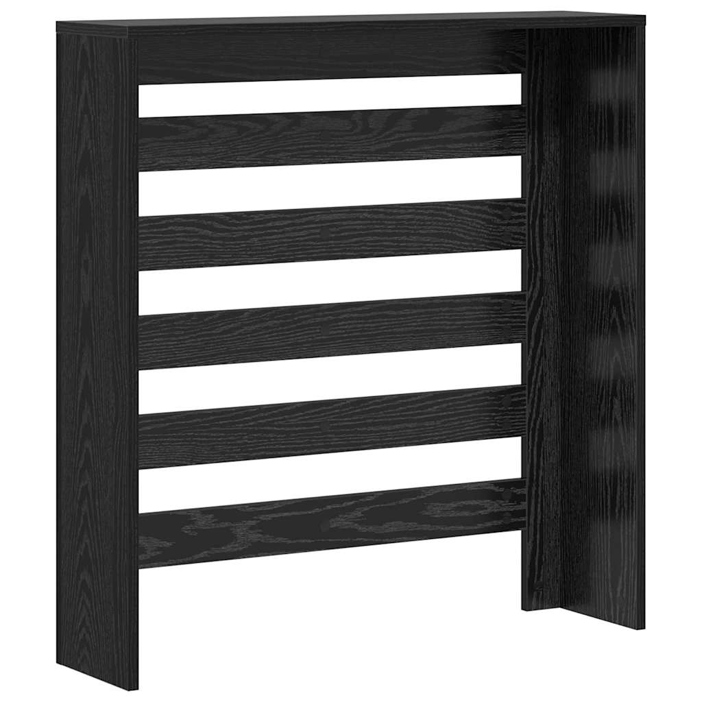 Radiator Deksel Svart Eik 78 x 20 x 82 cm Konstruert tre