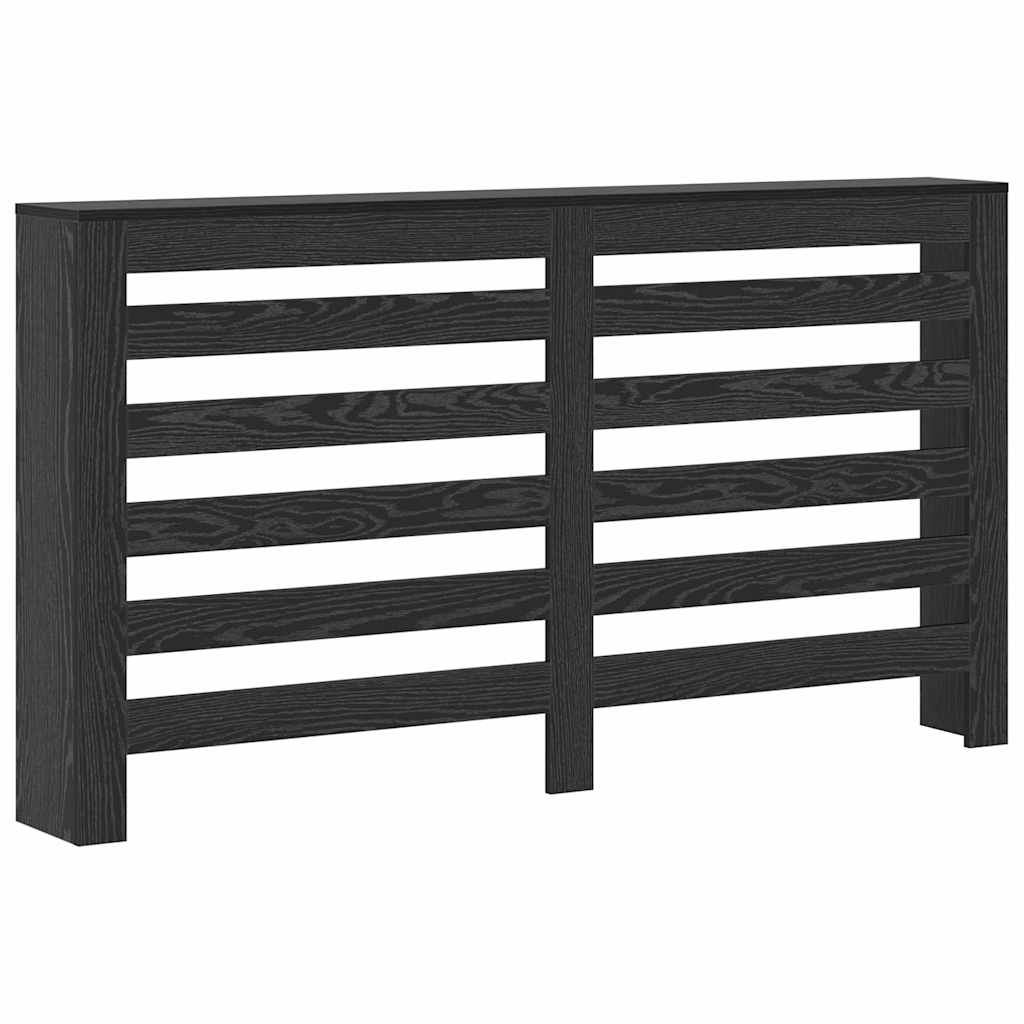 Radiator Deksel Svart Eik 149 x 20 x 82 cm Konstruert tre