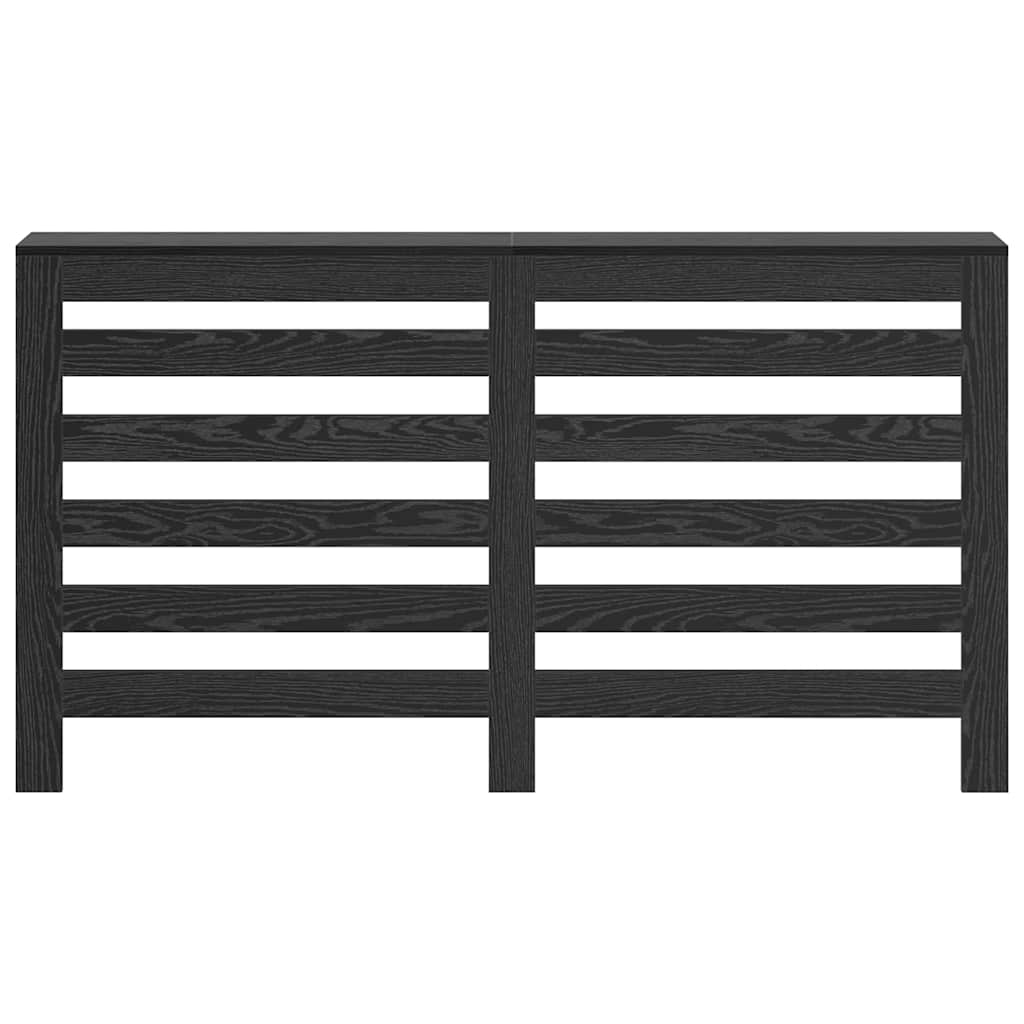Radiator Deksel Svart Eik 149 x 20 x 82 cm Konstruert tre