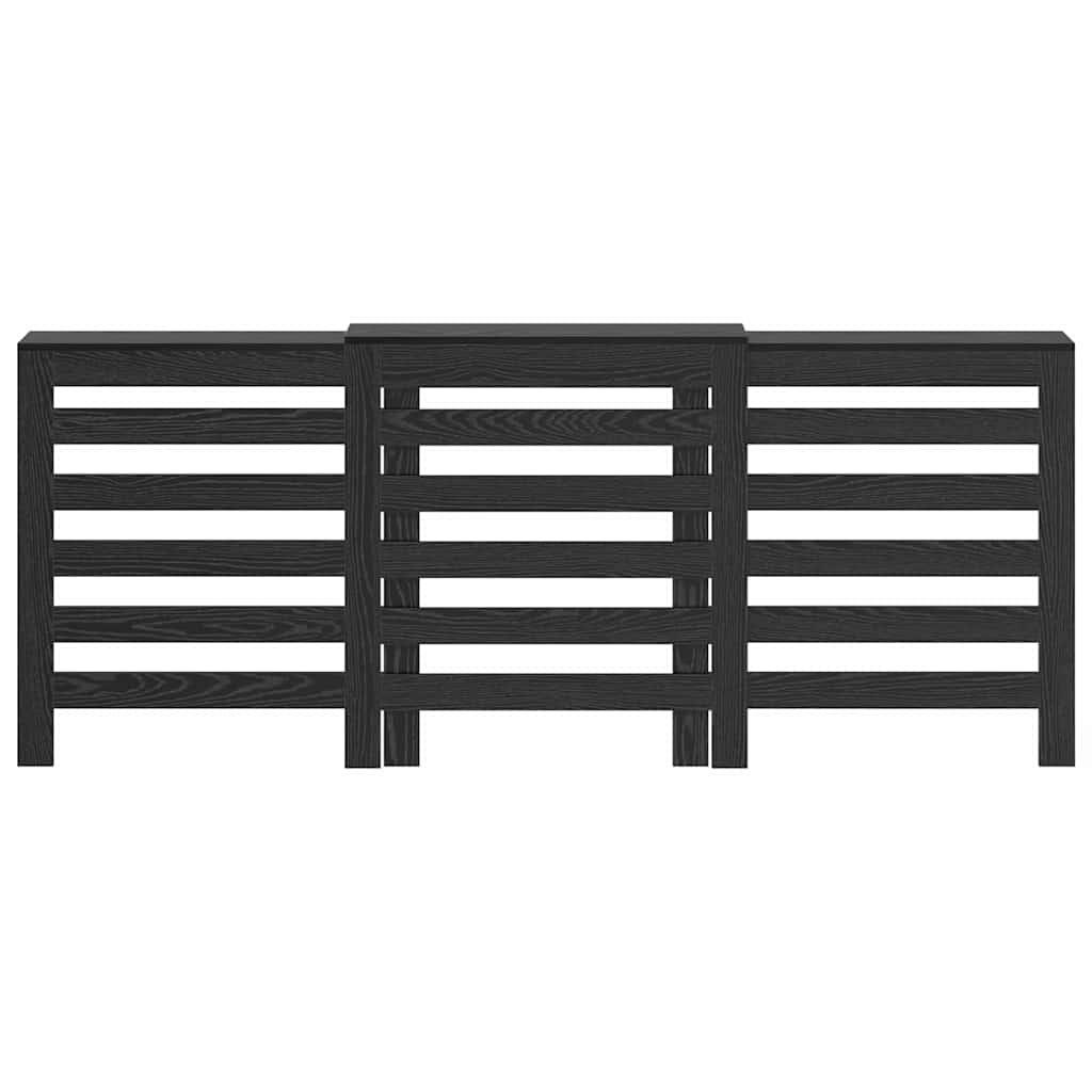 Radiator Deksel Svart Eik 205 x 21,5 x 83,5 cm Konstruert tre