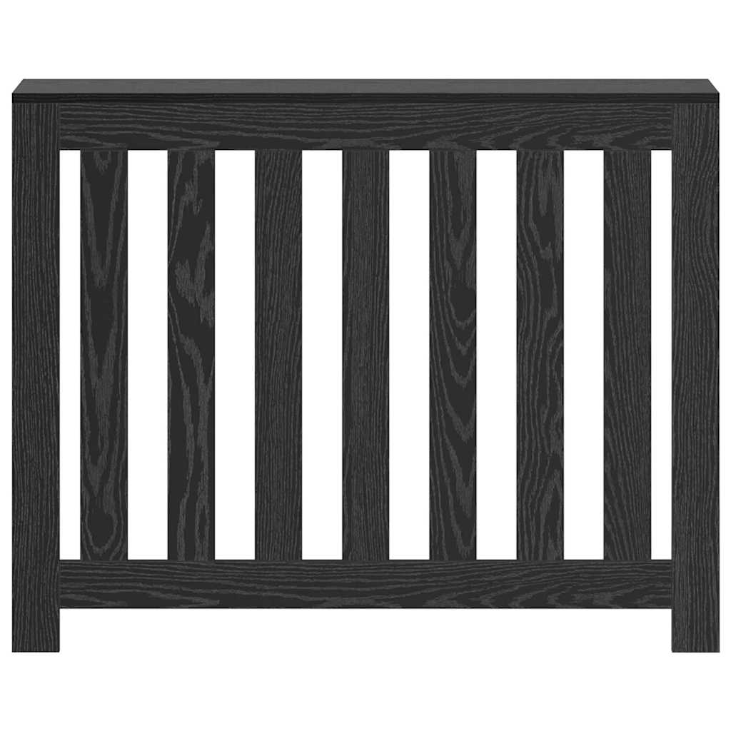 Radiator Deksel Svart Eik 104 x 20 x 82 cm Konstruert tre