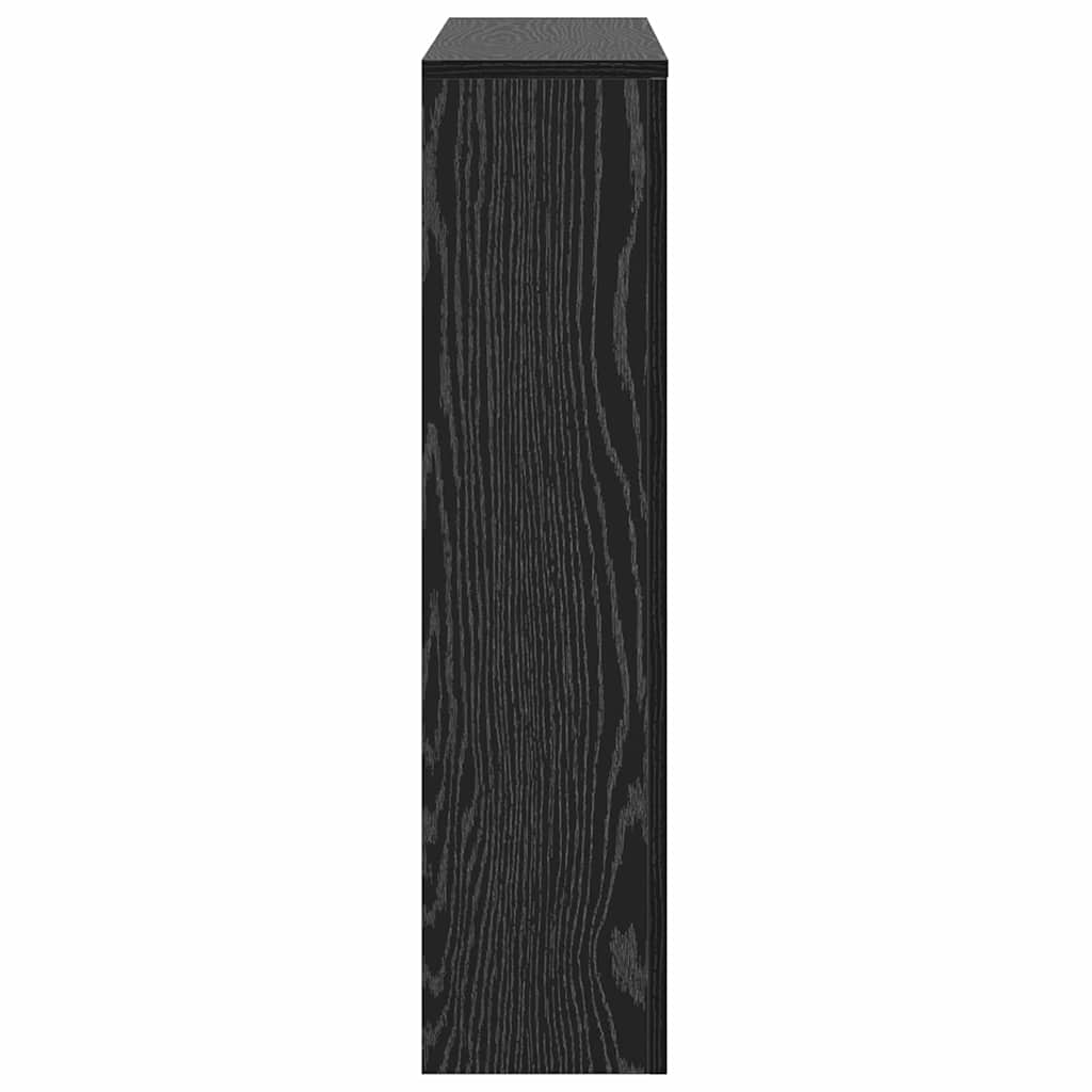 Radiator Deksel Svart Eik 104 x 20 x 82 cm Konstruert tre