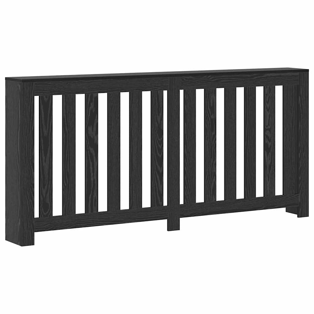 Radiator Deksel Svart Eik 175 x 20 x 82 cm Konstruert tre