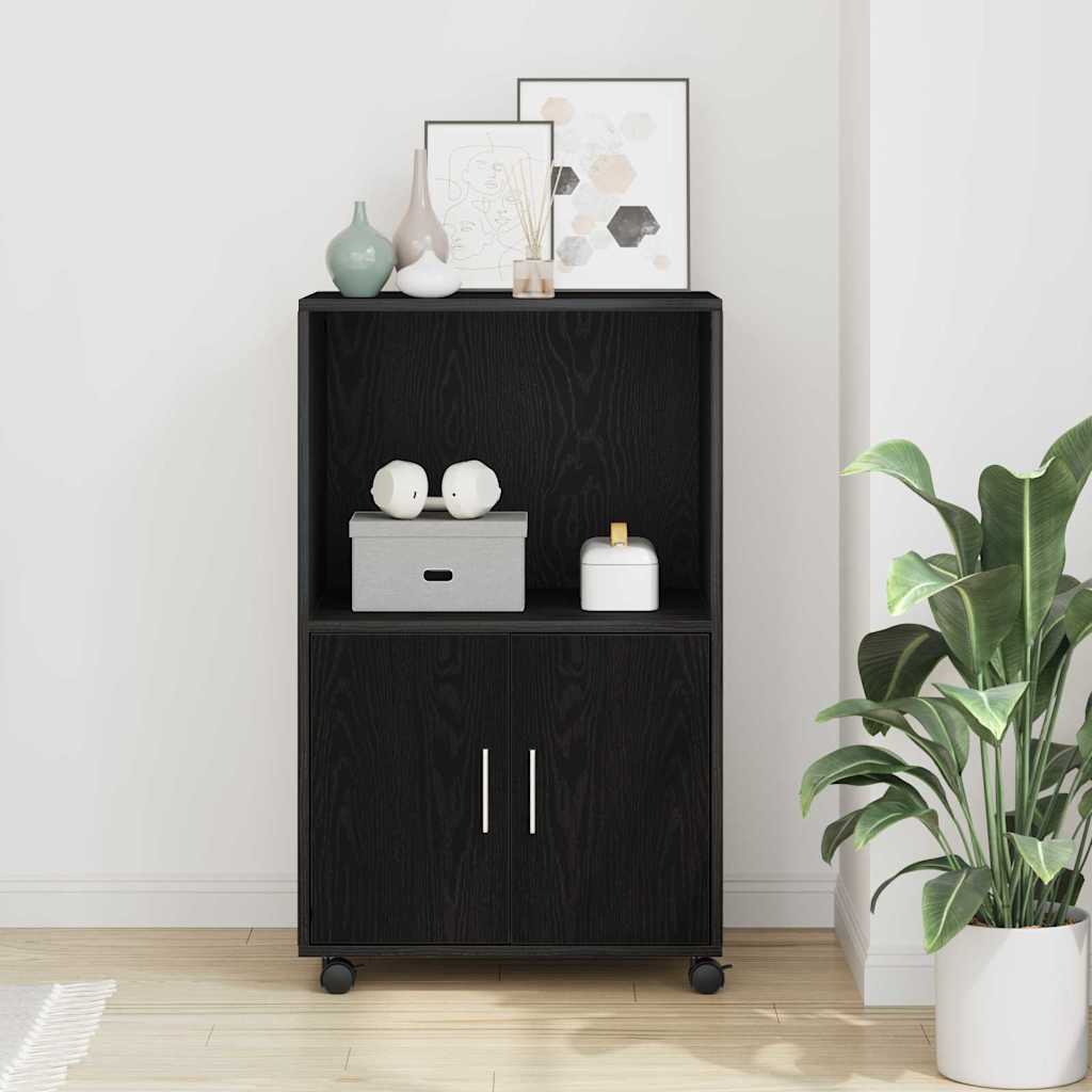 Kabinett Svart Eik 55 x 40 x 82 cm