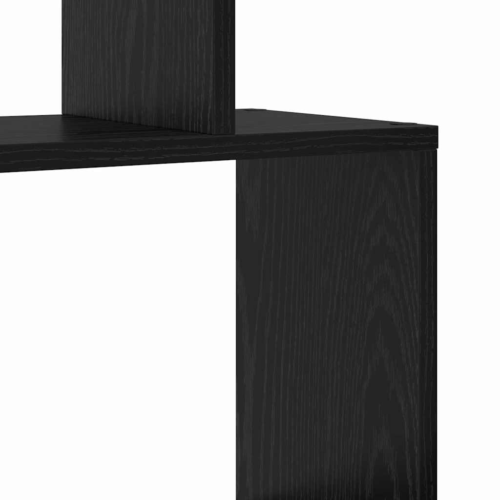 Bokskap Svart Eik 70 x 24 x 193,5 cm Konstruert tre
