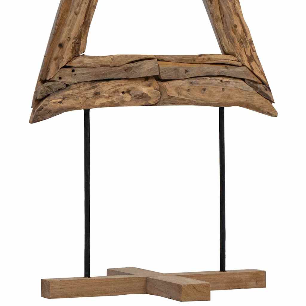Juletre med stativ Brun 90 cm Heltre teak