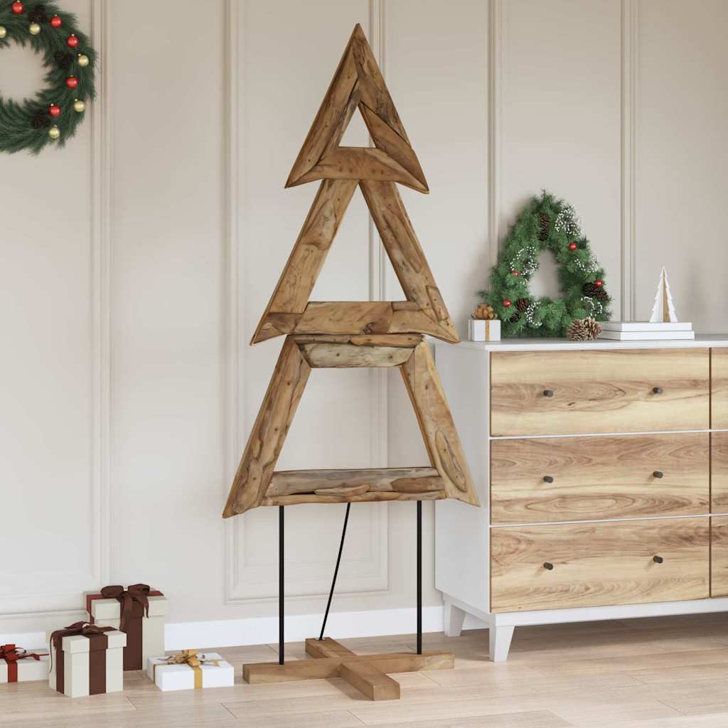 Juletre med stativ Brun 181 cm Heltre teak