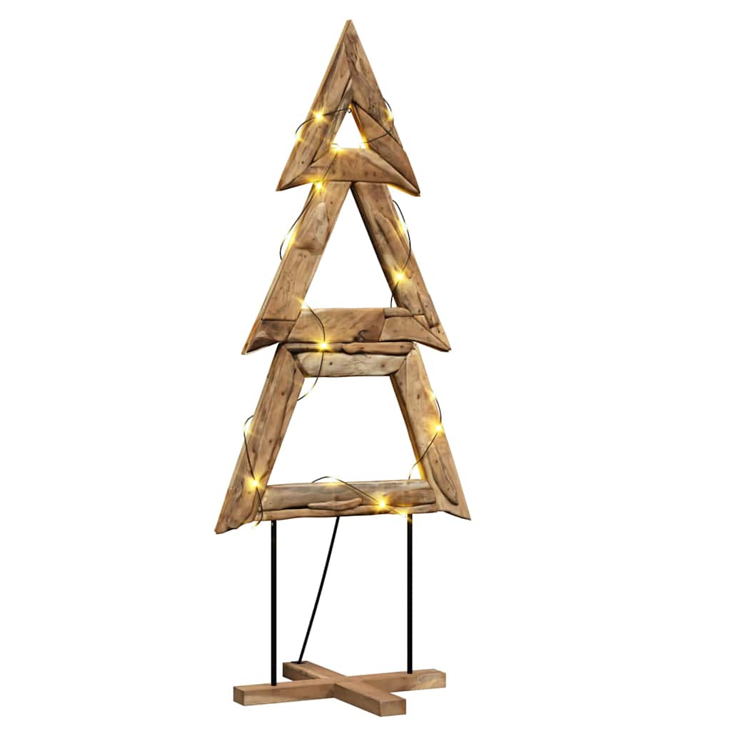Juletre med stativ Brun 181 cm Heltre teak