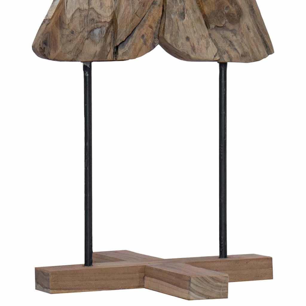 Juletre med stativ Brun 121 cm Heltre teak