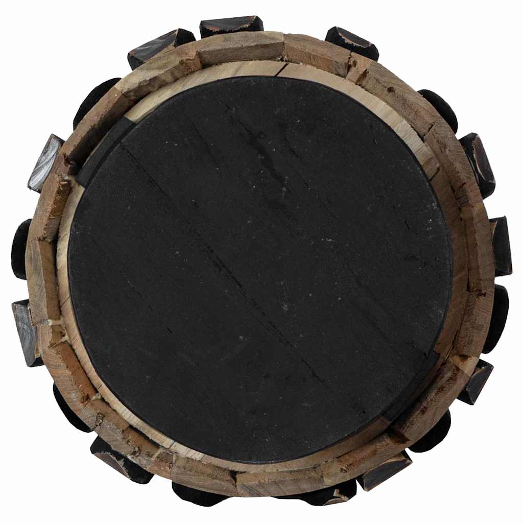 Juletre med stativ Brun 90 cm Heltre teak
