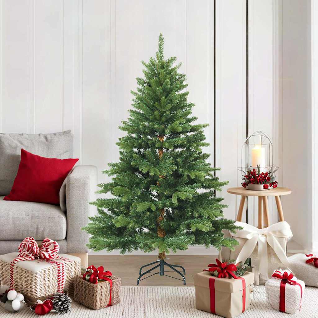 Kunstig sammensatt juletre grønn 150 cm PVC, PE og stål